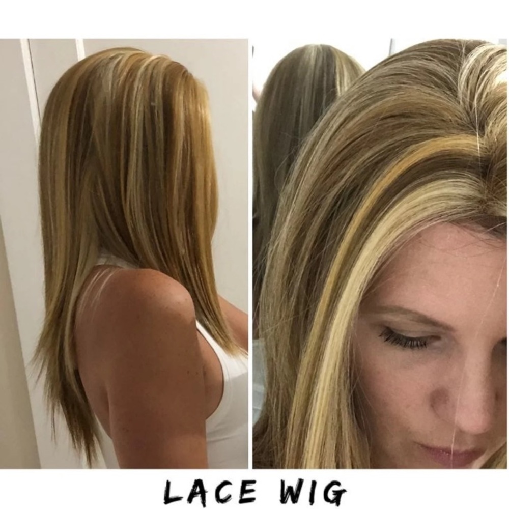 NEW✨Lace Cap Wig! Long blonde brown hair